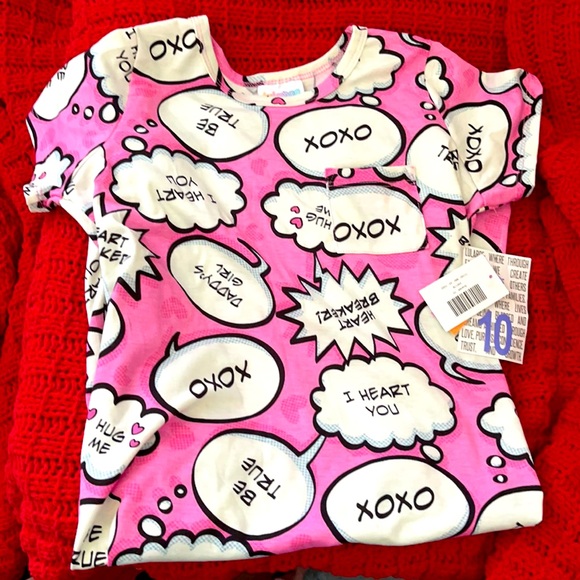 Lularoe Dresses Girls Llr Valentine Scarlett Dress Poshmark